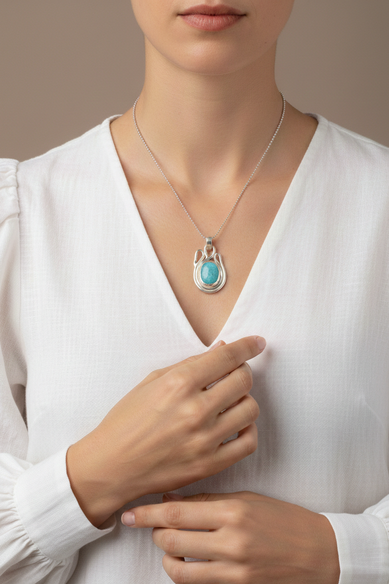 COLLANA AMAZZONITE