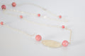 COLLANA RODONITE LUNGA